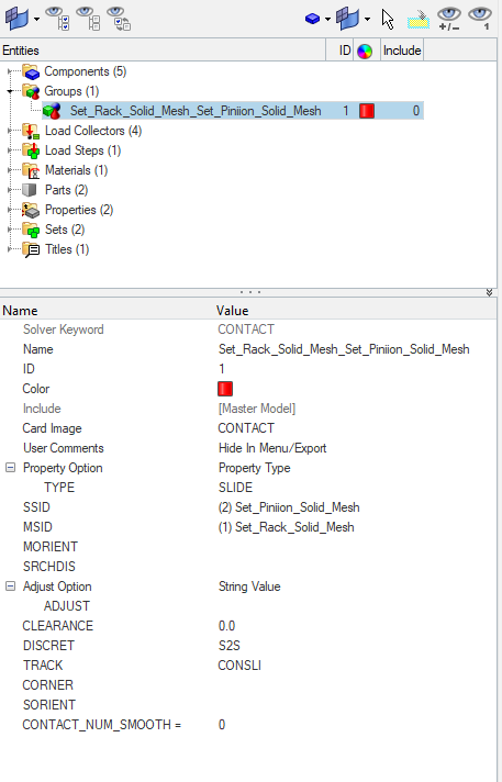 Non-Linear Contact Analysis