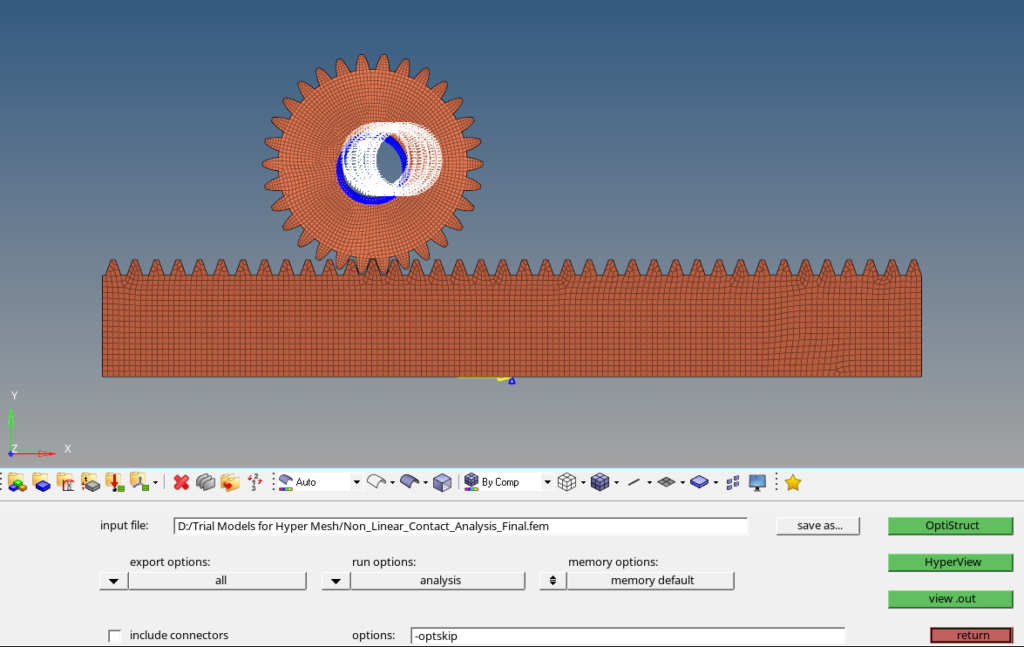 Non-Linear Contact Analysis