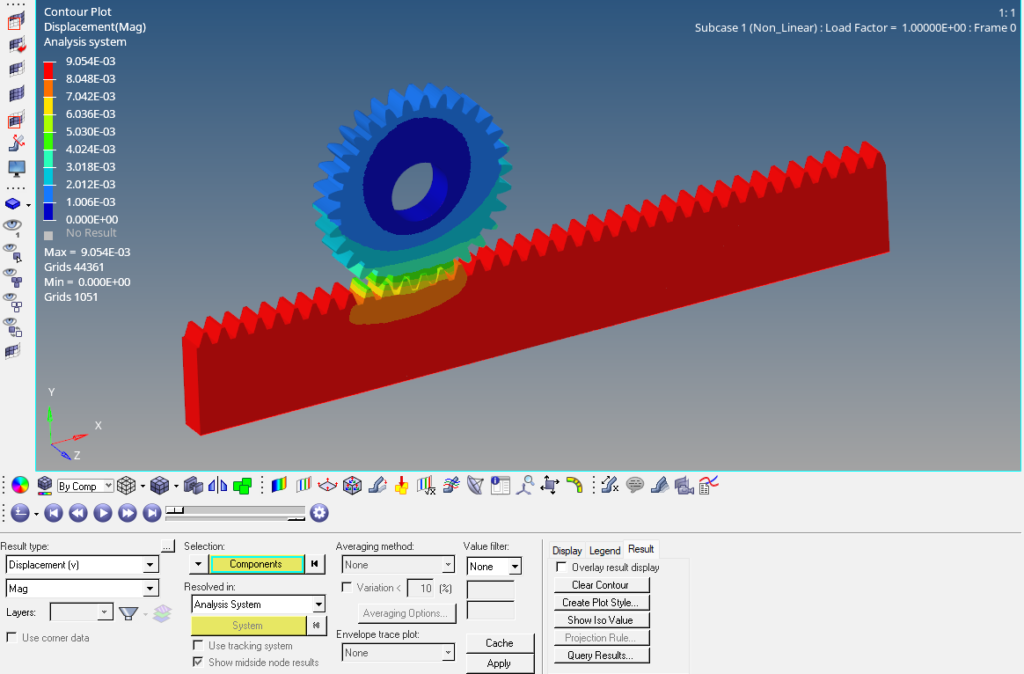 Non-Linear Contact Analysis