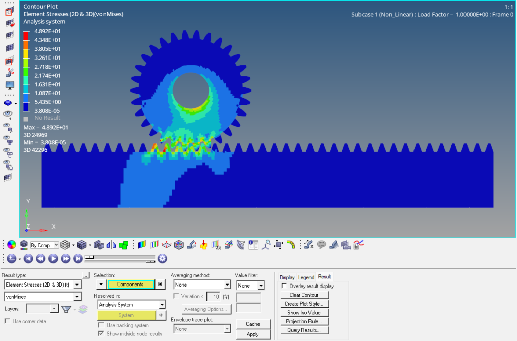 Non-Linear Contact Analysis